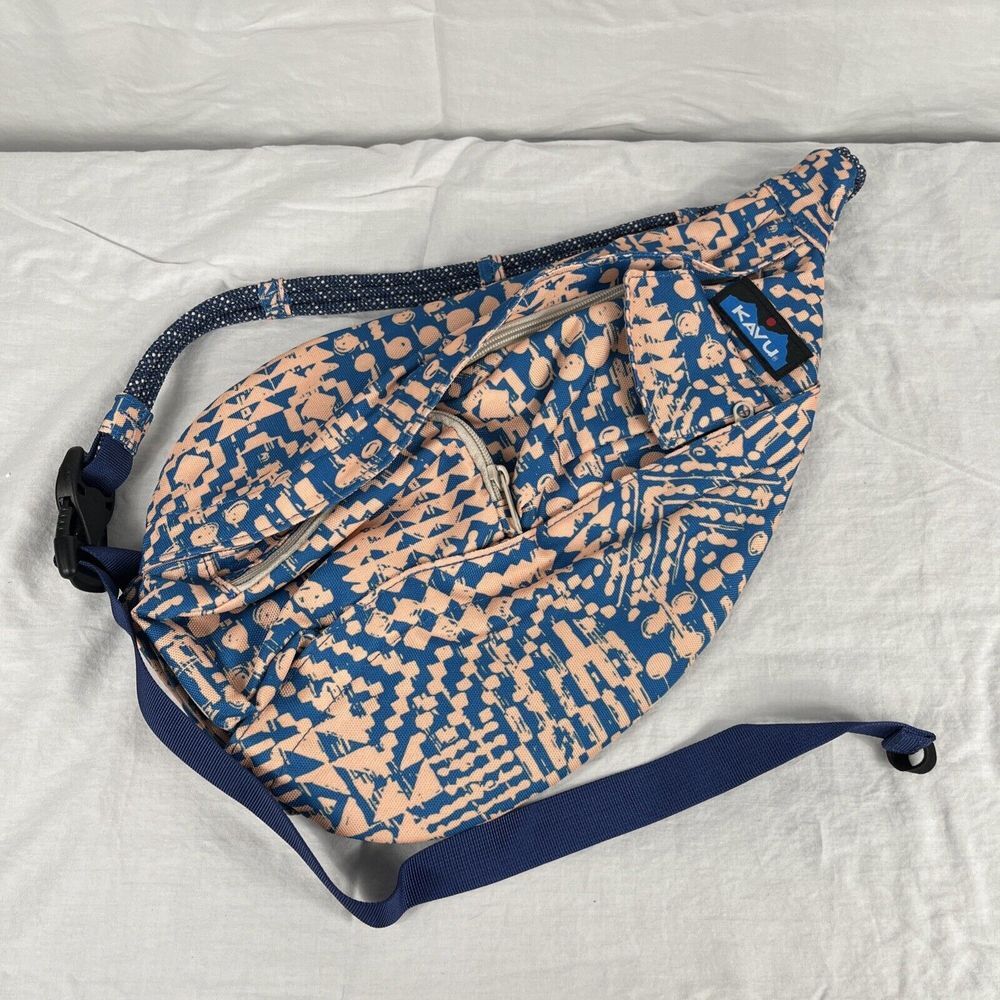 KAVU‎ Rope Sling Bag Crossbody Beach Motiff